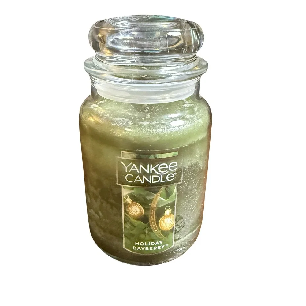 Yankee Candle Holiday Bayberry Large Jar Scented Candle 22oz‎ Green 1035441